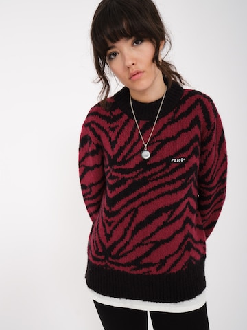 Volcom Sweater 'Zebra' in Purple