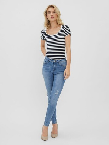 VERO MODA Skinny Jeans 'Tanya' in Blau