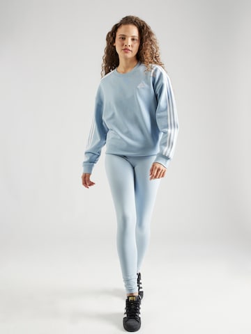 ADIDAS SPORTSWEAR Skinny Sporthose 'Essentials' in Blau