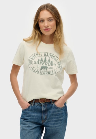 Superdry & Co Shirt in White: front