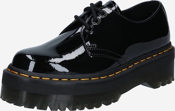 Dr. Martens Buty sznurowane 'Quad' w kolorze czarny: przód