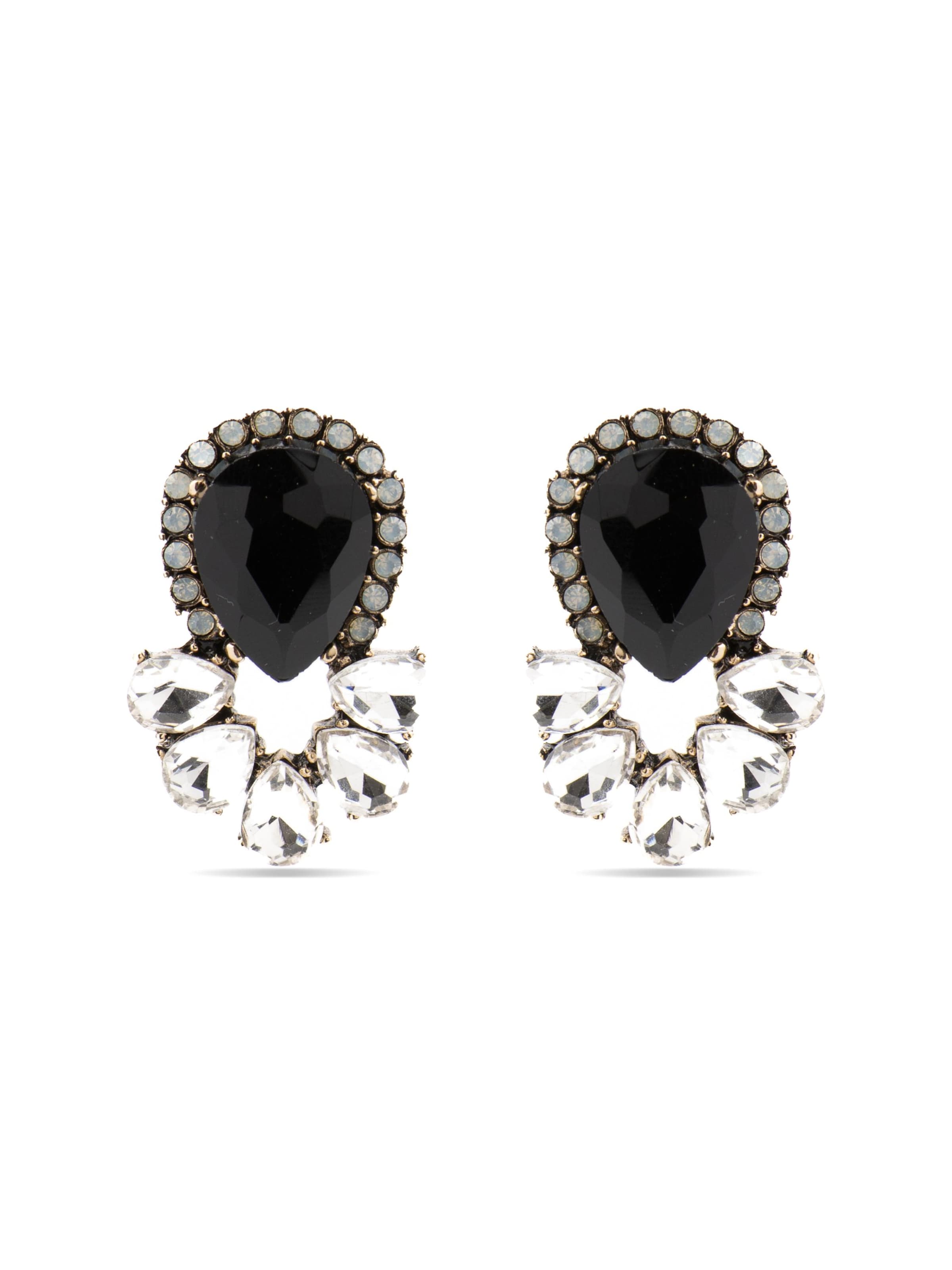 Luxenter Earrings 'Likore' in Black: front