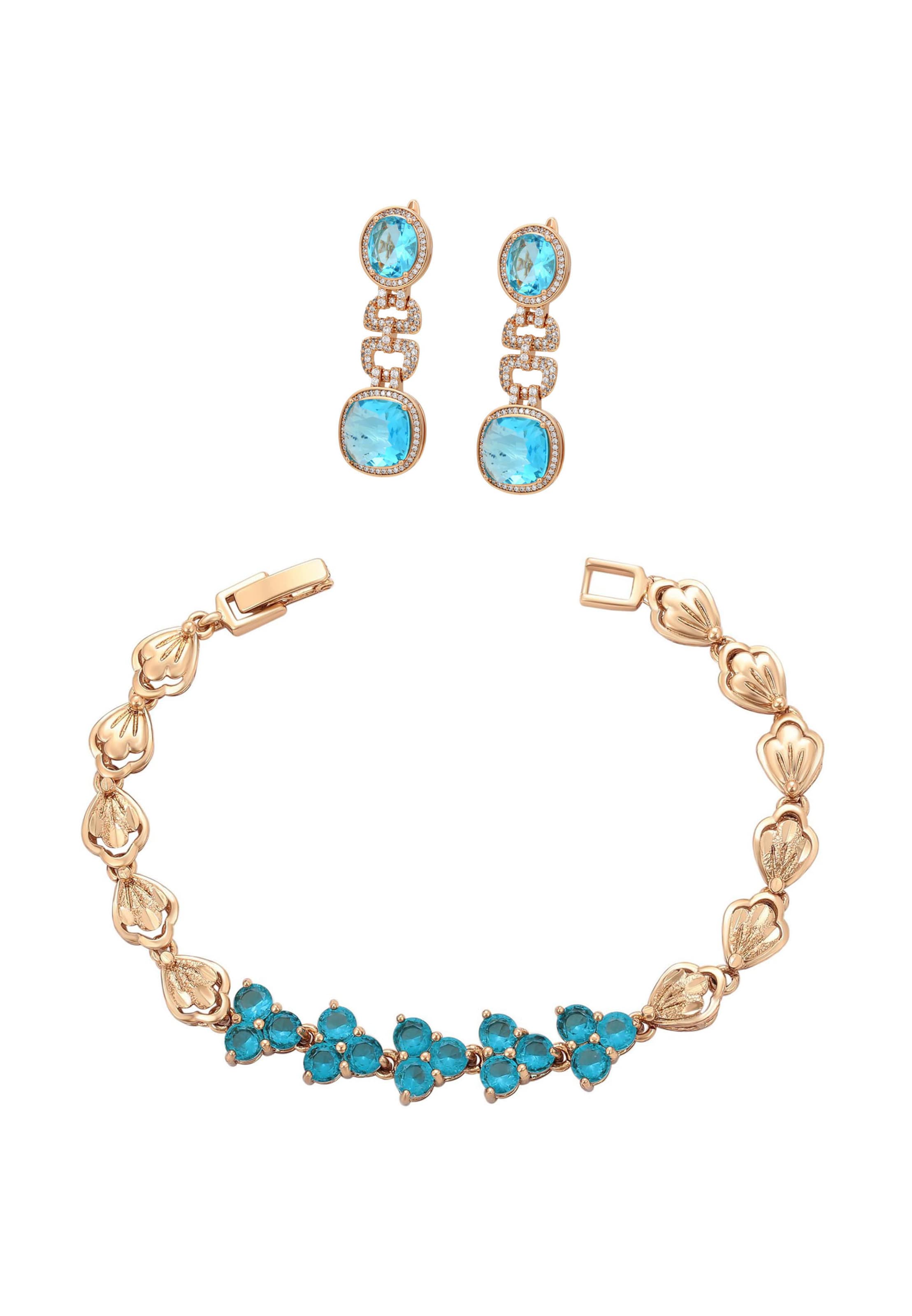 faina - Conjuntos de bijuteria em ouro: frente