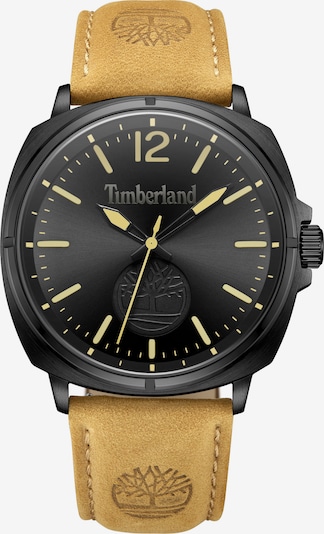 TIMBERLAND Analoog horloge 'WILLISTON' in de kleur Lichtbruin / Zwart, Productweergave