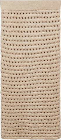 Jupe 'Pescador' MANGO en beige : devant