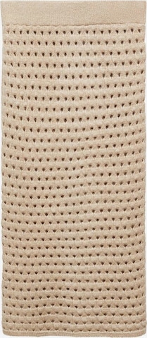 MANGO Rok 'Pescador' in Beige: voorkant