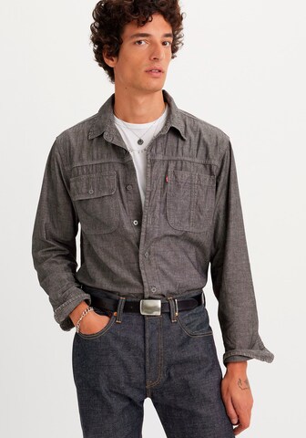 LEVI'S ® Regular Fit Hemd in Grau: Vorderseite