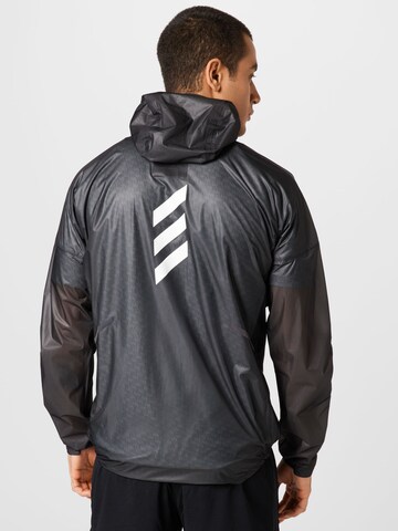 ADIDAS TERREX Sports jacket 'Agravic 2.5-Layer Rain' in Black