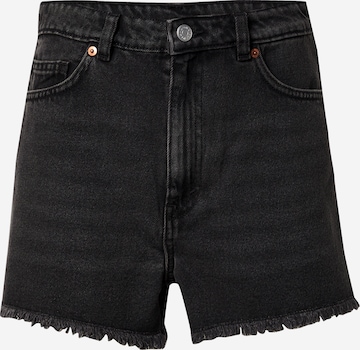 Monki Loosefit Shorts in Schwarz: predná strana