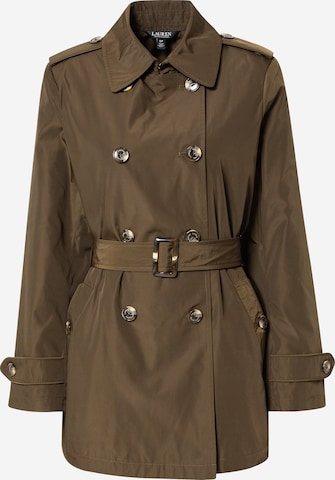 Lauren Ralph Lauren Between-Seasons Coat in Green: front