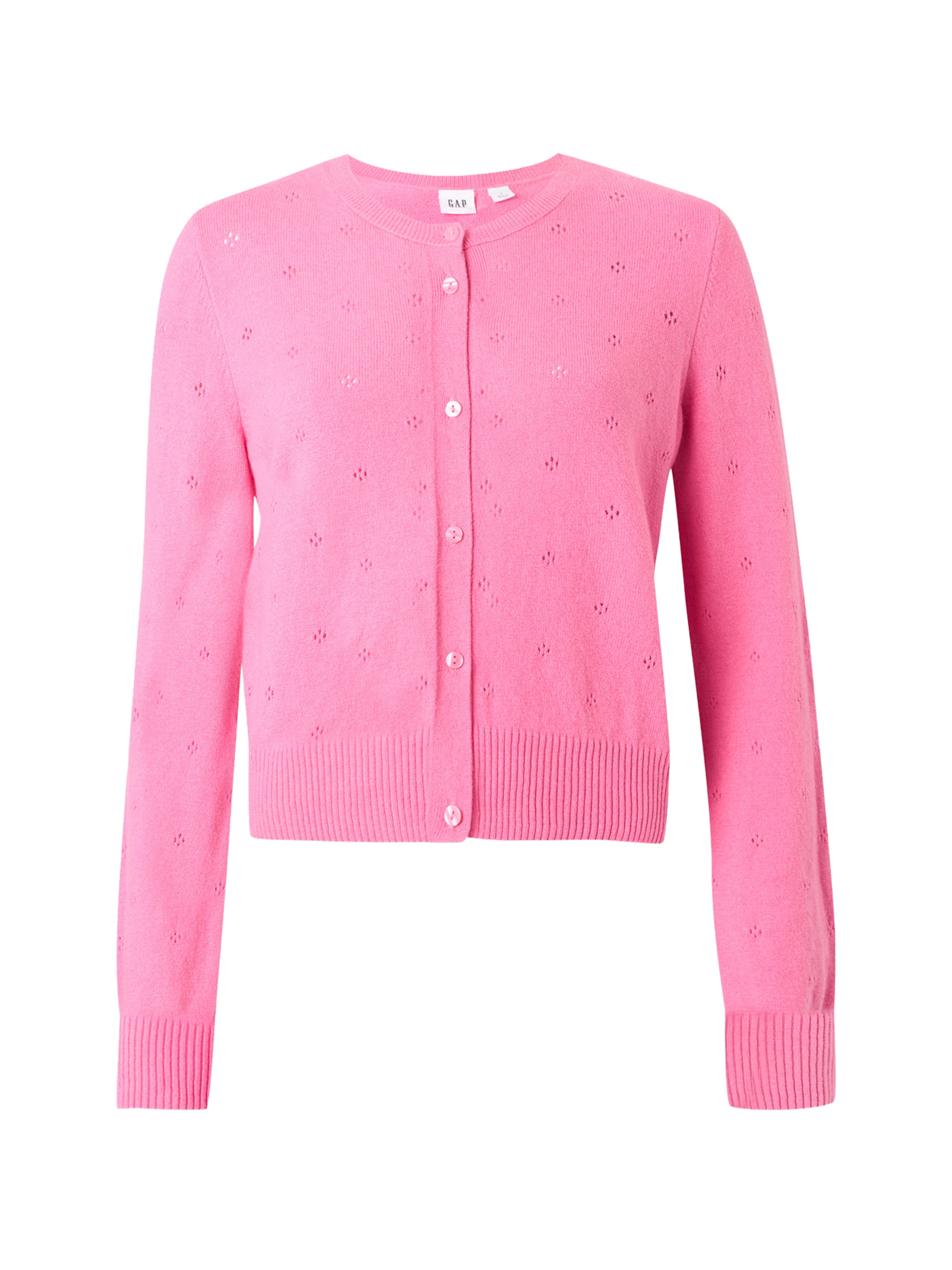 GAP Kardigán - rózsaszín: elől