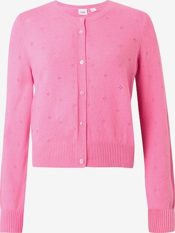 Cardigan GAP en rose : devant