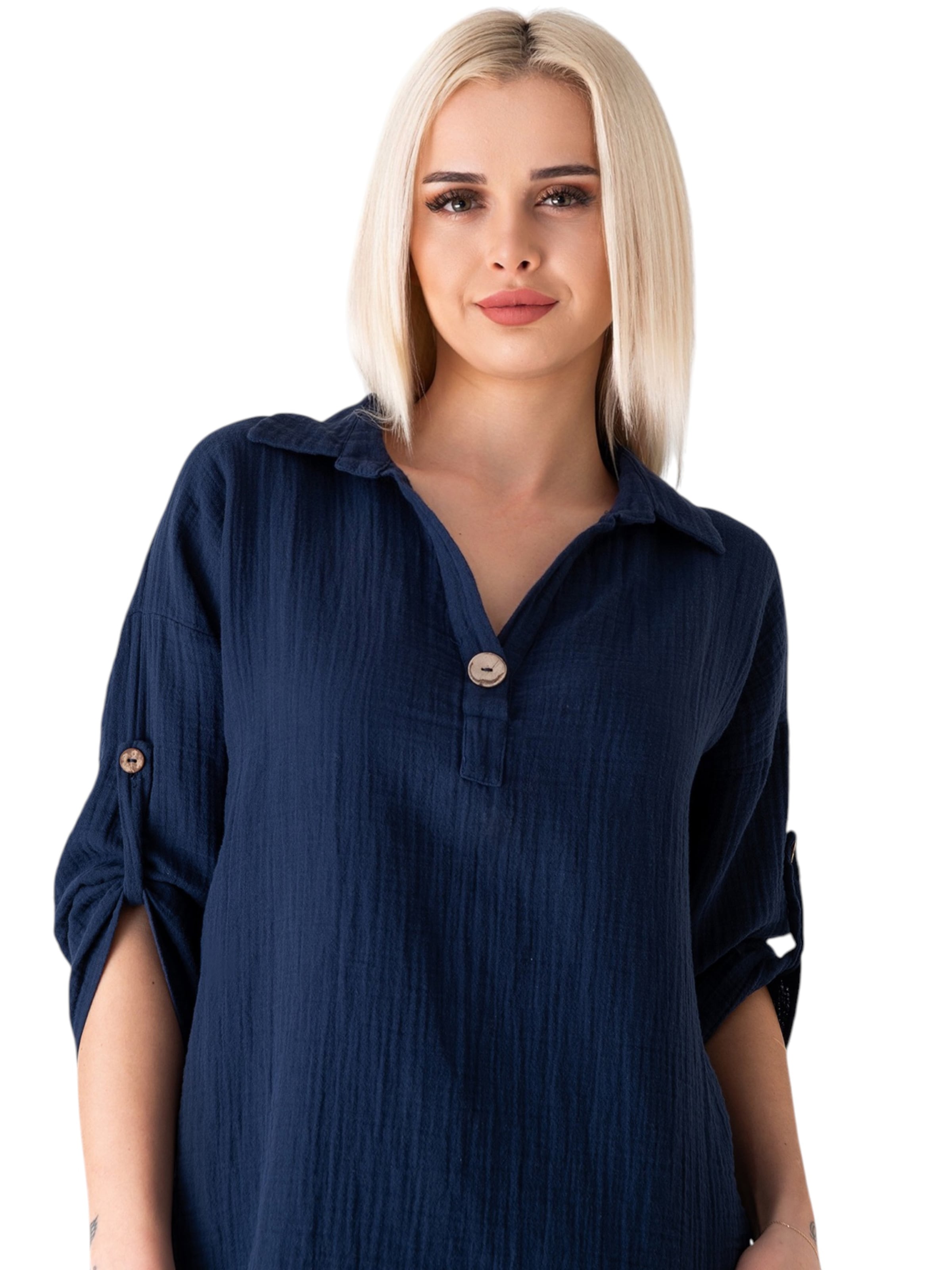 WENOR Blouse 'LINARA' in Blauw