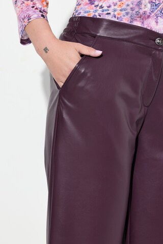 MIAMODA Wide leg Chino in Lila