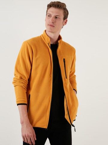 Buratti Fleece Jacket in Orange: front
