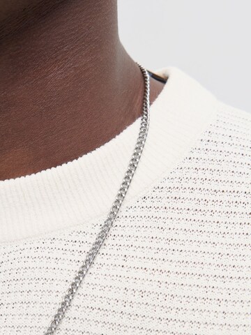 JACK & JONES Pullover i hvid