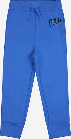 GAP Tapered Housut värissä sininen: edessä