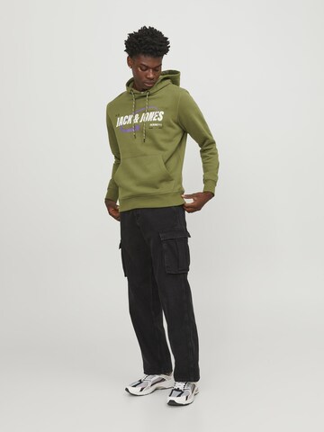 JACK & JONES Sweatshirt in Groen