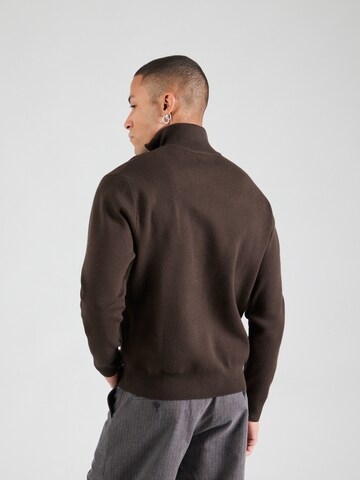 JACK & JONES Πουλόβερ 'JORVESTERBRO' σε καφέ
