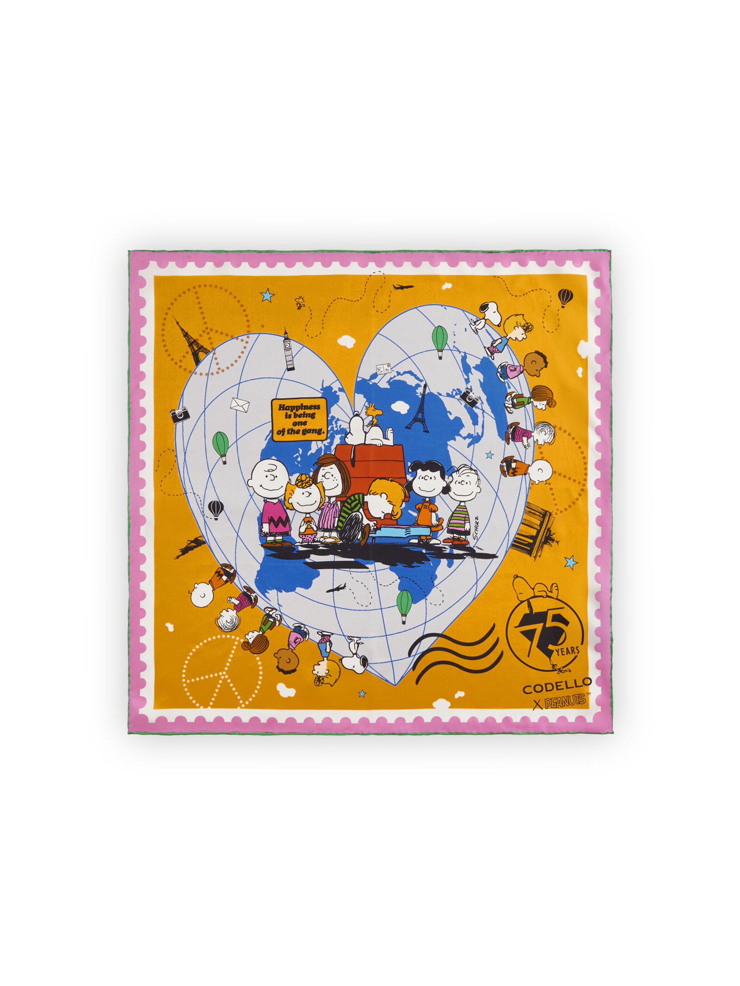 CODELLO Tuch in Gelb: Vorderseite