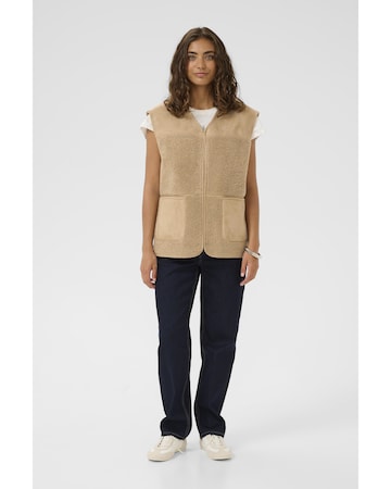 CULTURE Vest 'Benedicta' i beige