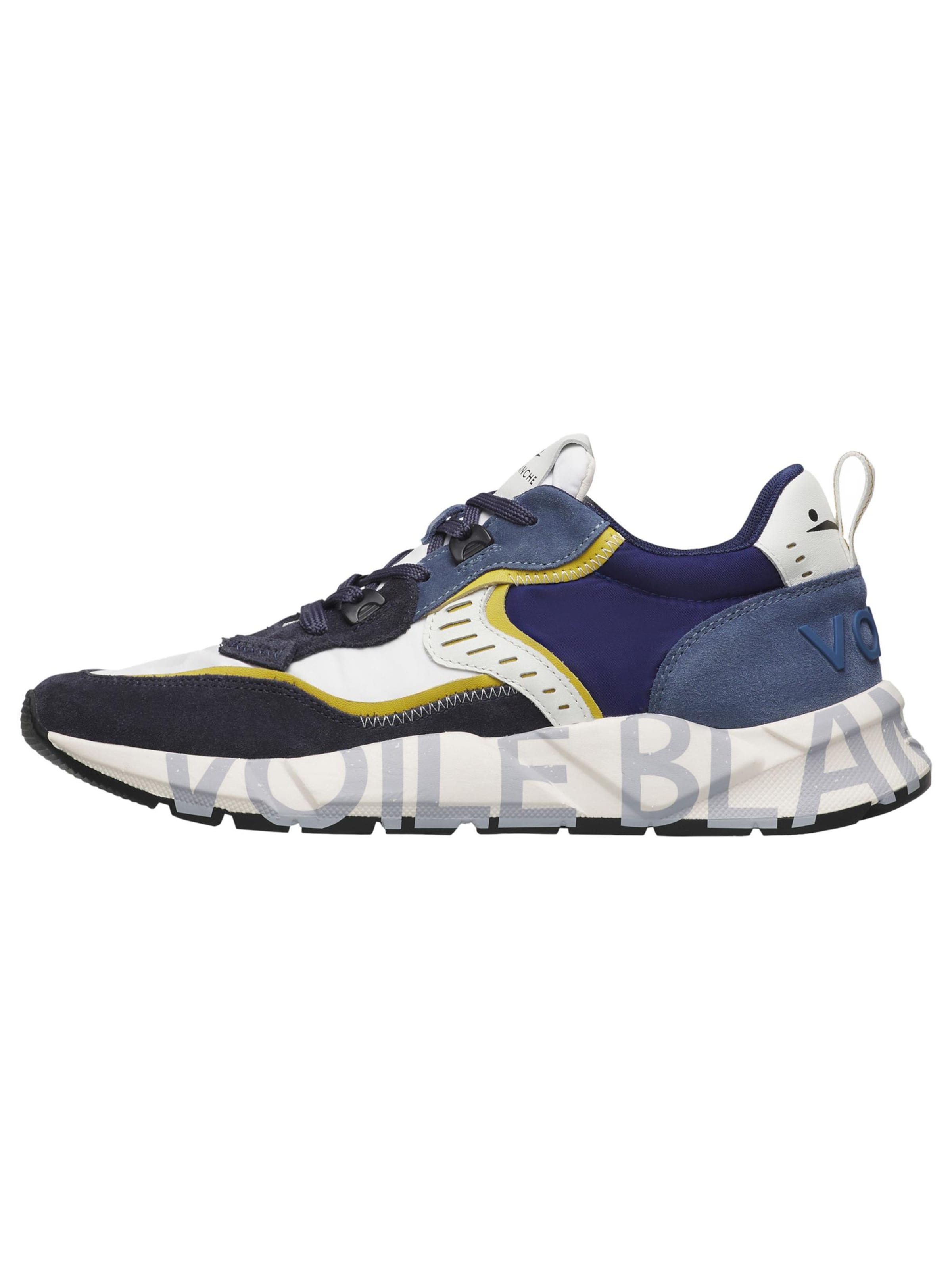 Voile blanche Sneakers laag 'CLUB01.' in Geel: voorkant