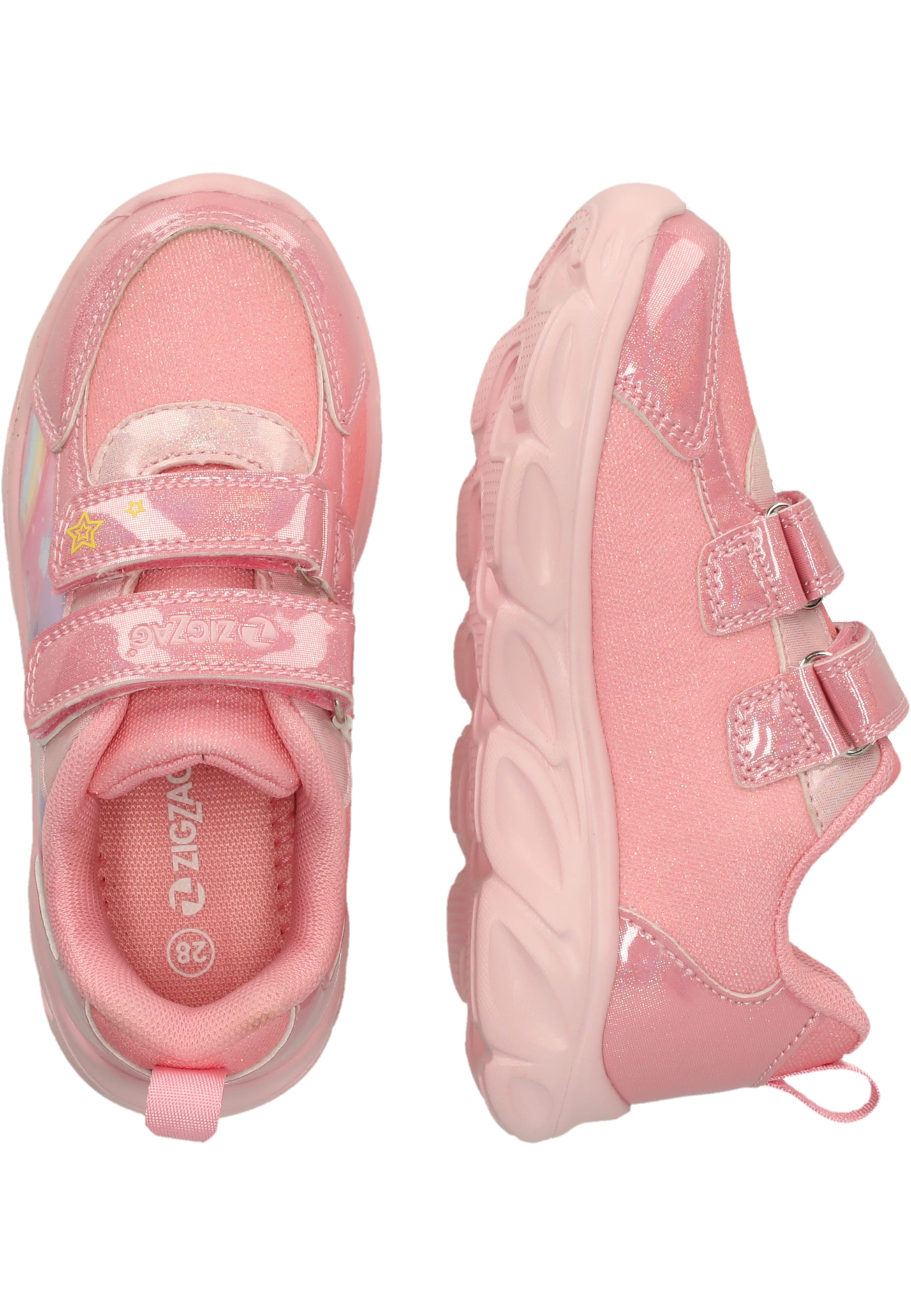 ZigZag Sneakers 'Ronda' in Roze