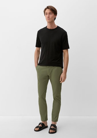 Coupe slim Pantalon chino s.Oliver en vert