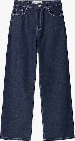 Bershka Loosefit Farkut värissä sininen: etupuoli