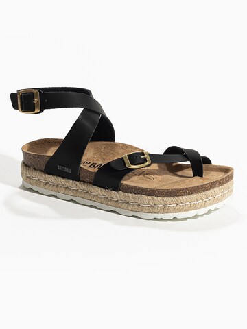 Bayton Sandal 'Den' in Black