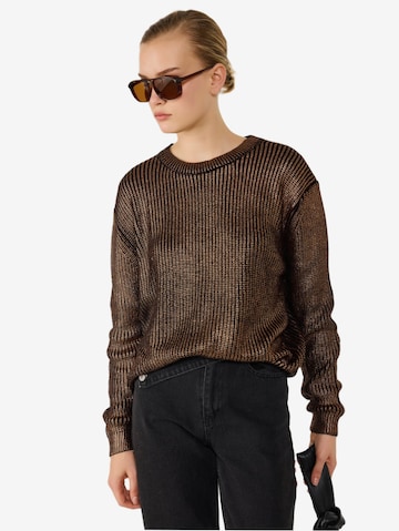 No Matter What Sweater in Bronze: front