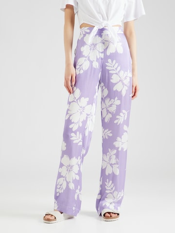 REPLAY Regular Broek in Lila: voorkant