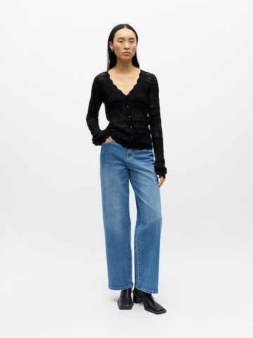 OBJECT Gebreid vest 'OBJNADUK' in Zwart