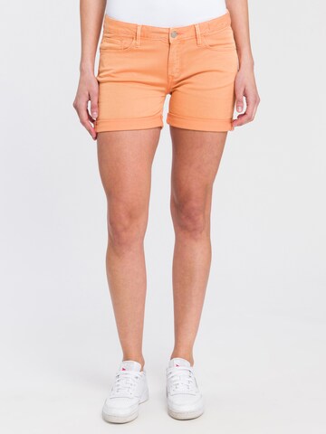 Cross Jeans Slimfit Jeans 'Zena' in Orange: predná strana