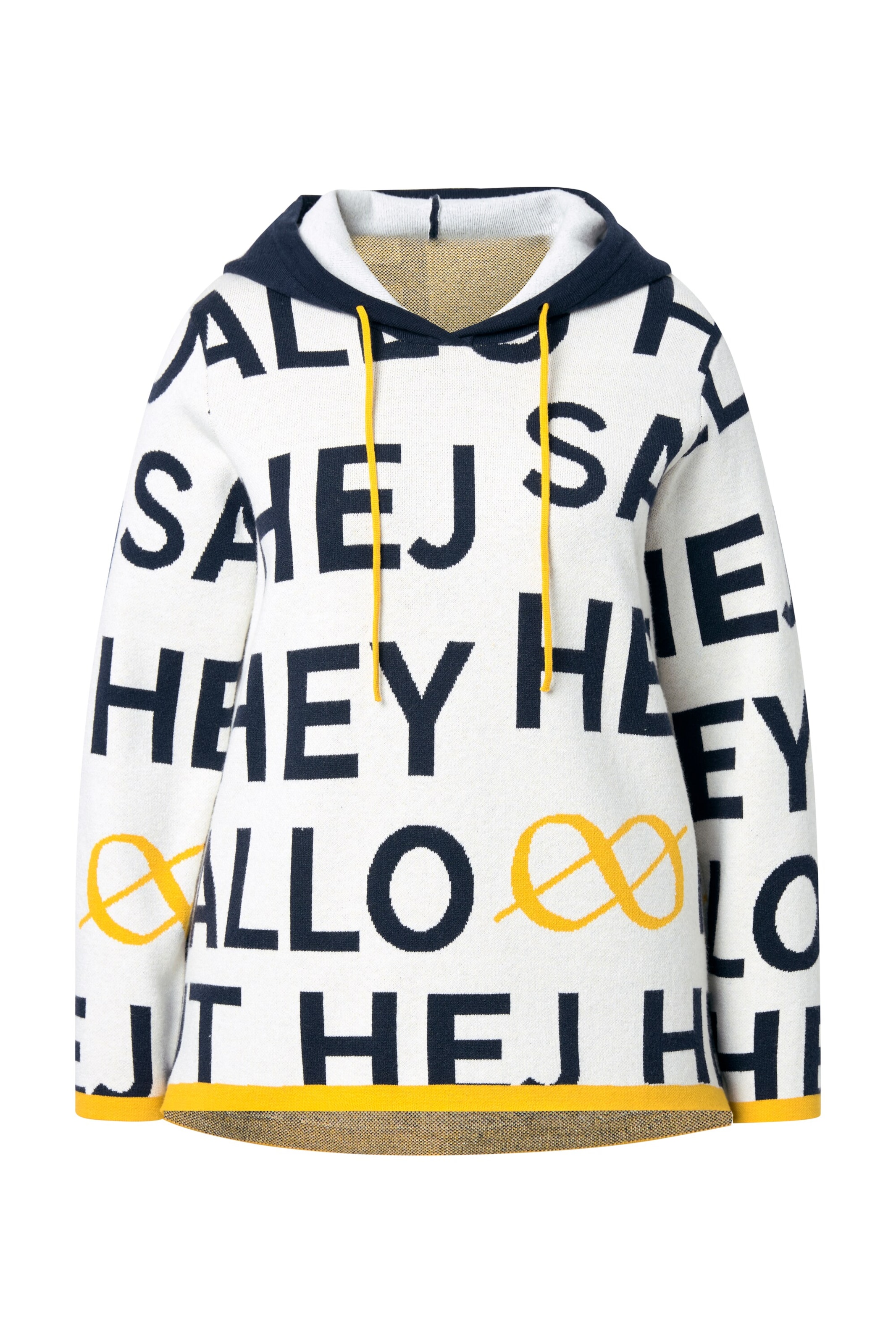 LAURASØN Sweatshirt in Weiß: Vorderseite