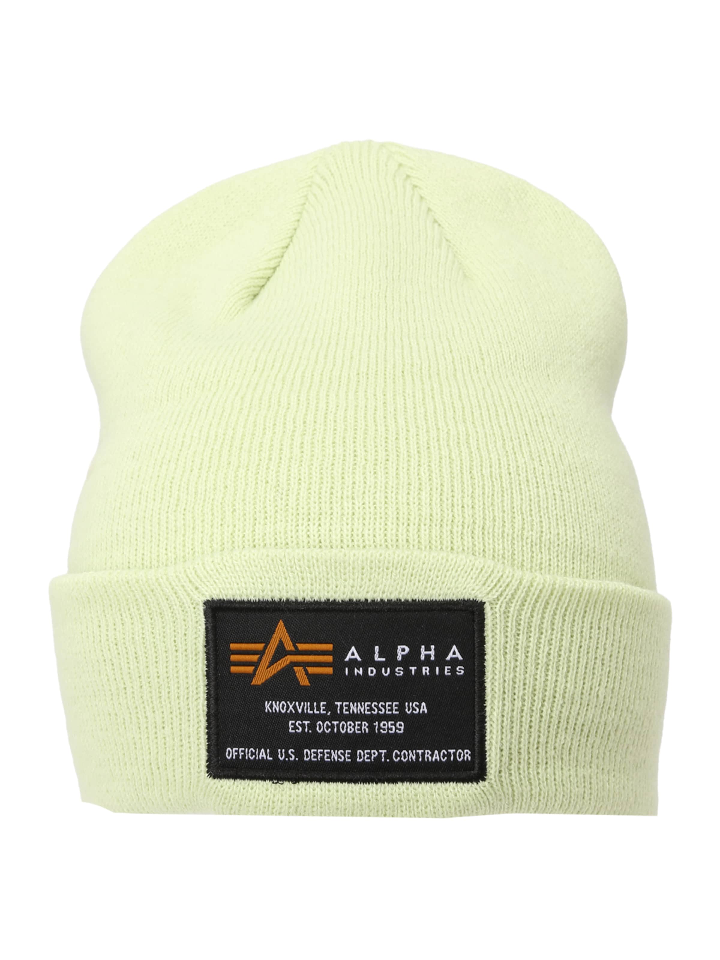 ALPHA INDUSTRIES Müts, värv roheline