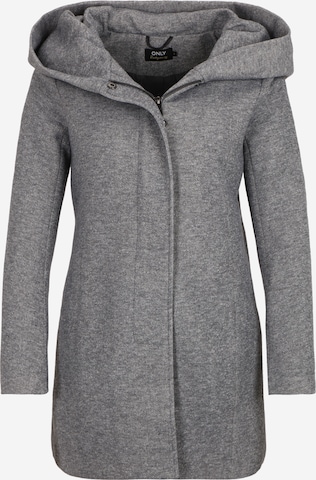 Only Petite Between-Seasons Coat 'Sedona' in Grey: front