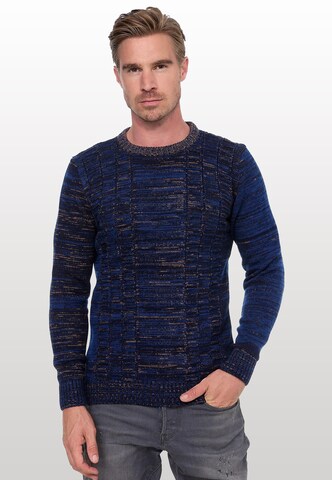 Rusty Neal Pullover in Nachtblau, Blaumeliert | ABOUT YOU
