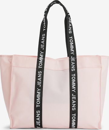 Tommy Jeans Shopper in Pink: front