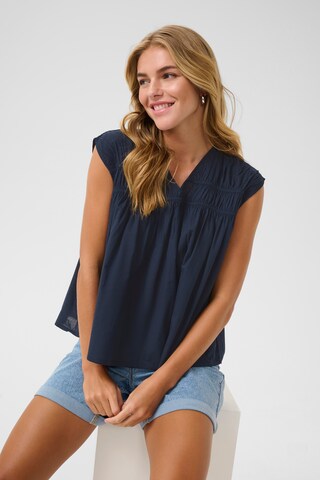 Kaffe - Blusa 'KAThua' em azul