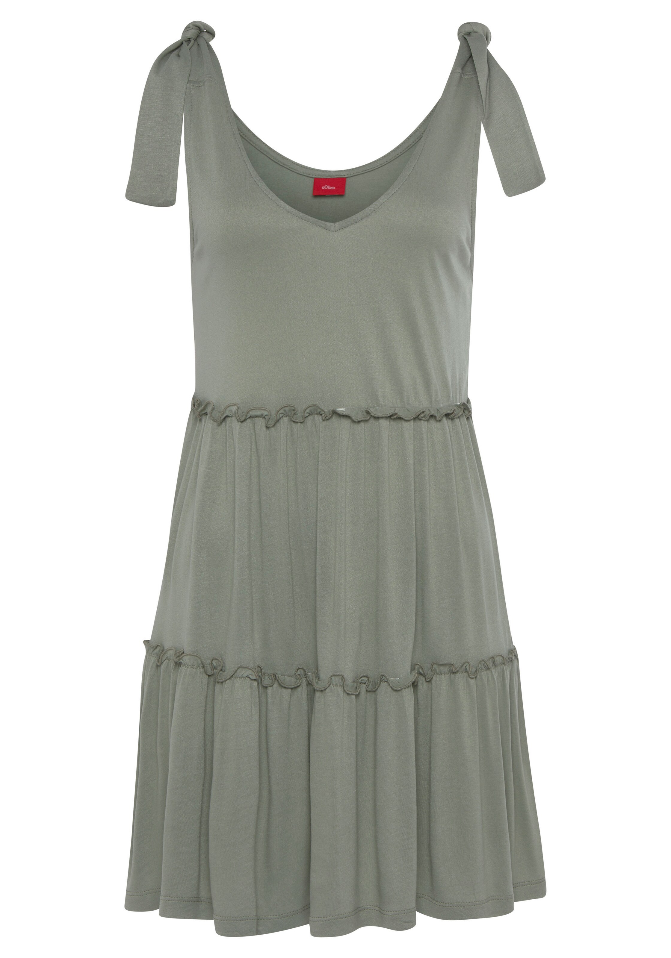s.Oliver Letné šaty - Zelená: predná strana