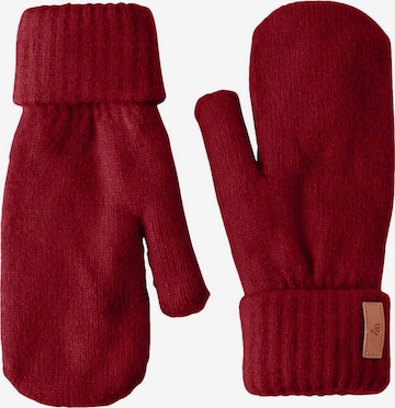 BabyMocs Gloves in Red: front