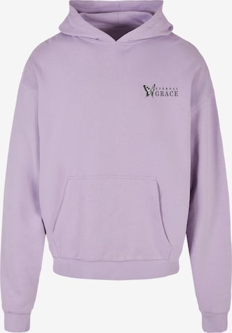 Merchcode Sweatshirt 'Eternal Grace' in Lila: Vorderseite
