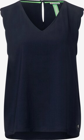 STREET ONE Blouse in Blauw: voorkant