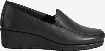 Chaussure basse 'Slip-Ons' Desa en noir : devant