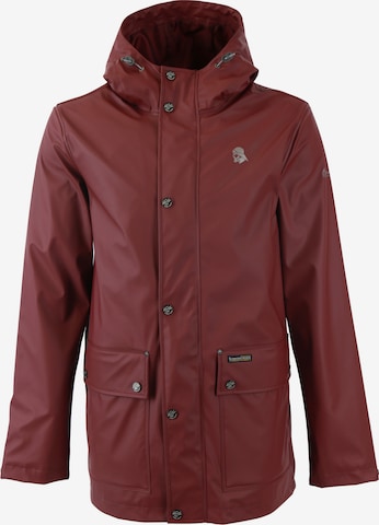 Schmuddelwedda Weatherproof jacket in Red: front