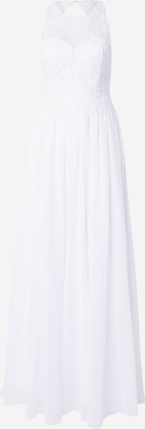 Laona - Vestido de festa em branco: frente