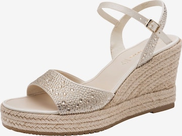 Sandales à lanières Tamaris en gris : devant