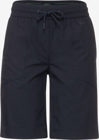 CECIL Regular Pants in Blue: front
