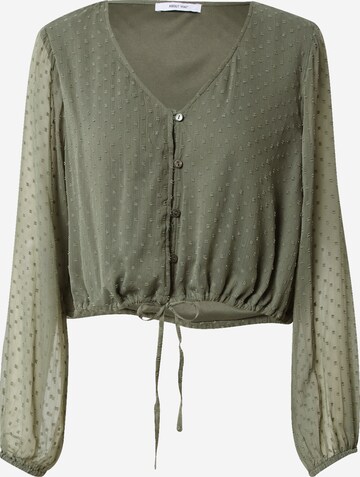 ABOUT YOU Blouse 'Hailey' in Green: front